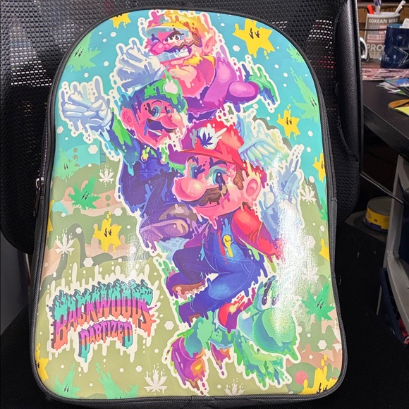 Colorful Graphic Backpack - Picture 1 of 5